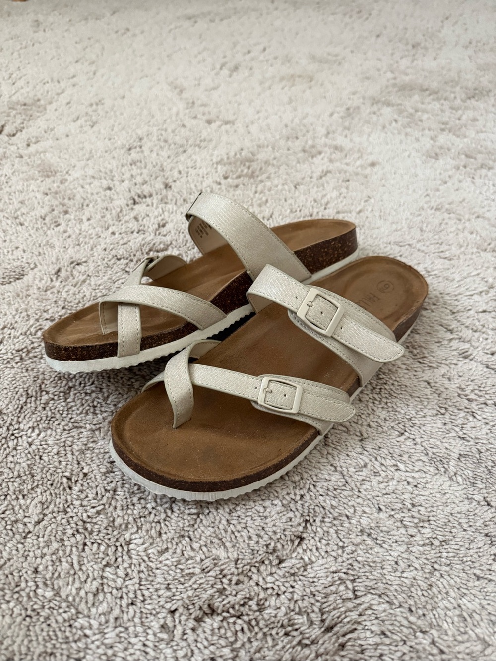 Women’s Strappy Buckle Slide Sandals